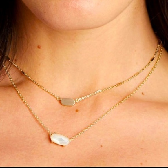 KENDRA SCOTT Rhodium Plated Ever Pendant Necklace - Picture 2 of 10